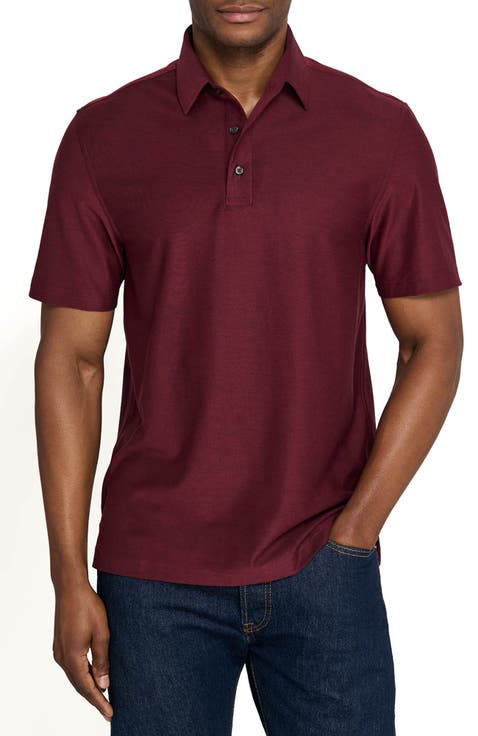 Solid Mapleton Luxe Cross Dyed Polo