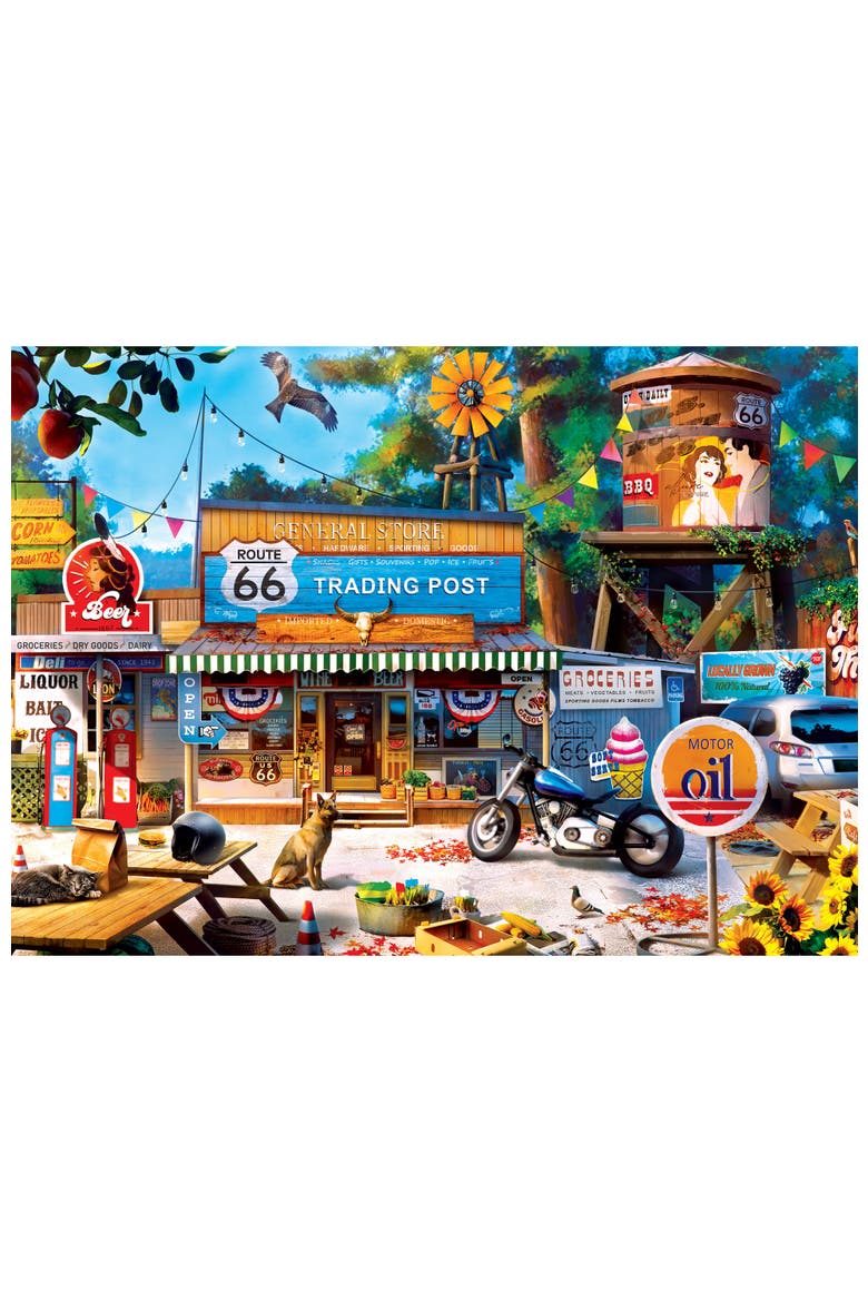 Trading Post on Route 66 1000pc Puzzle, Alternate, color, Multicolor