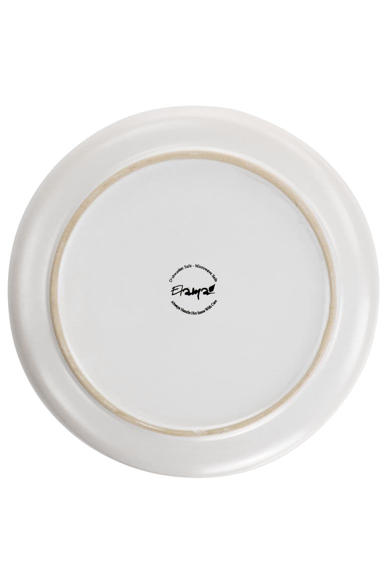 Arthur 6 Piece Stoneware Dinner Plate Set, Alternate, color, White