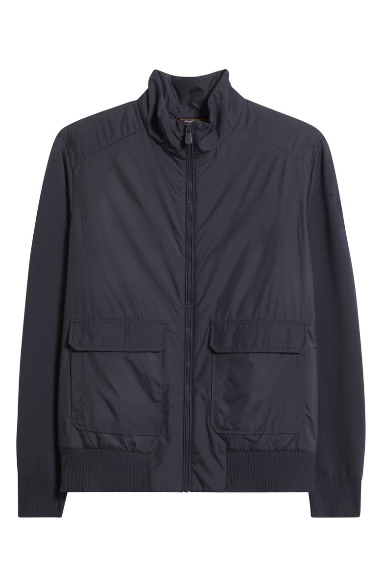 Save The Duck Alfo Hybrid Jacket, Main, color, Navy Blue
