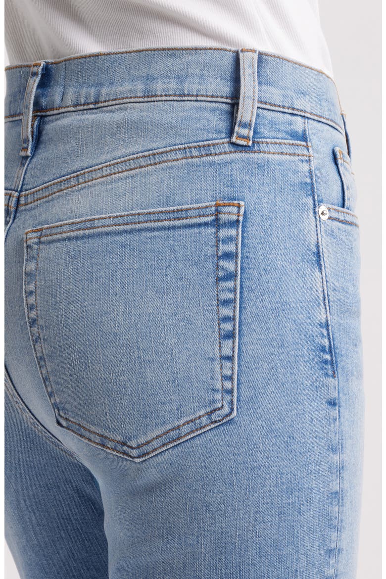 The Icon Raw Hem Flare Jeans, Alternate, color, LARK RAW AFTER
