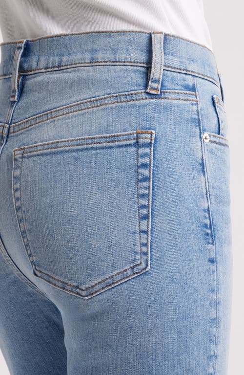 Frame The Icon Raw Hem Flare Jeans In Lark Raw After