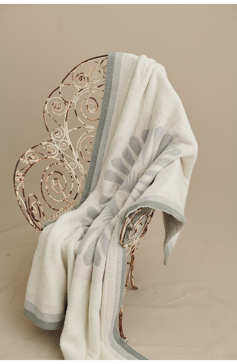 Barefoot Dreams<sup>®</sup> Visionary CozyChic<sup>®</sup> Throw Blanket, Alternate, color, Cream Multi