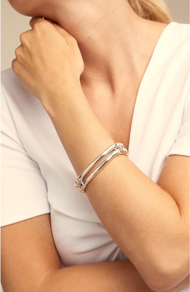 UNODE50 Polished Chain Bracelet, Alternate, color, Silver