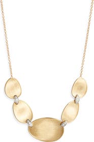 Marco Bicego Lunaria Diamond Frontal Necklace