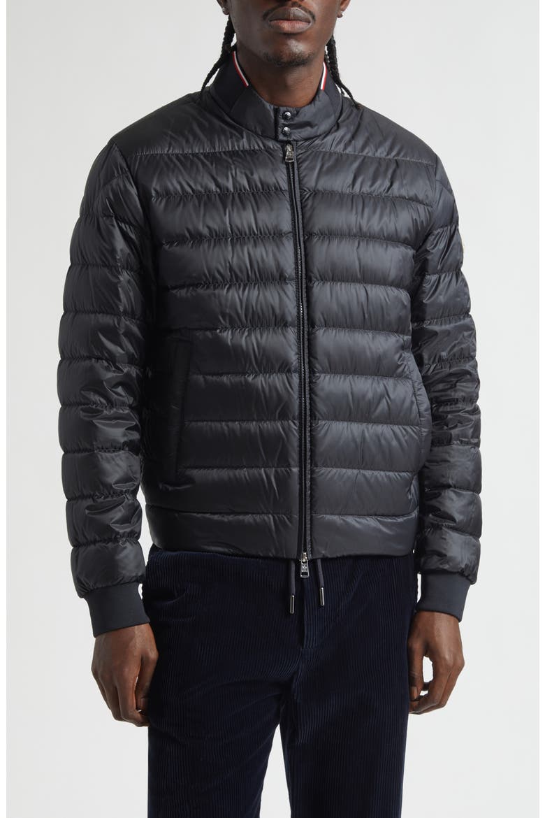 Rigel Quilted Down Jacket, Main, color, BLACK