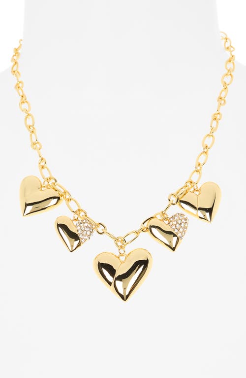 Baublebar Pavé Cz Heart Charm Necklace In Gold