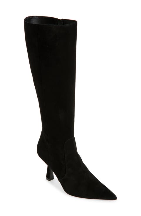 Stuart Supersculpt Pointy Toe Knee High Boot 75 (Women) (Nordstrom Exclusive)