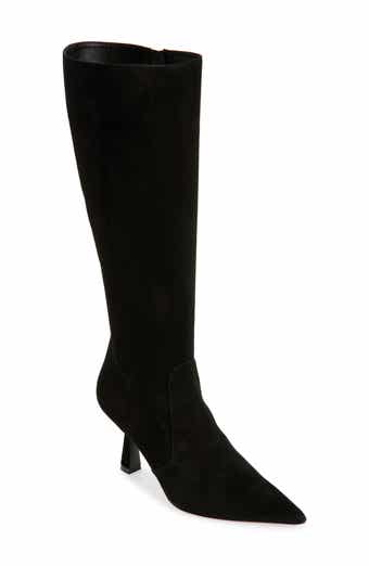 Stuart Weitzman Stuart Supersculpt Pointy Toe Knee High Boot 75
