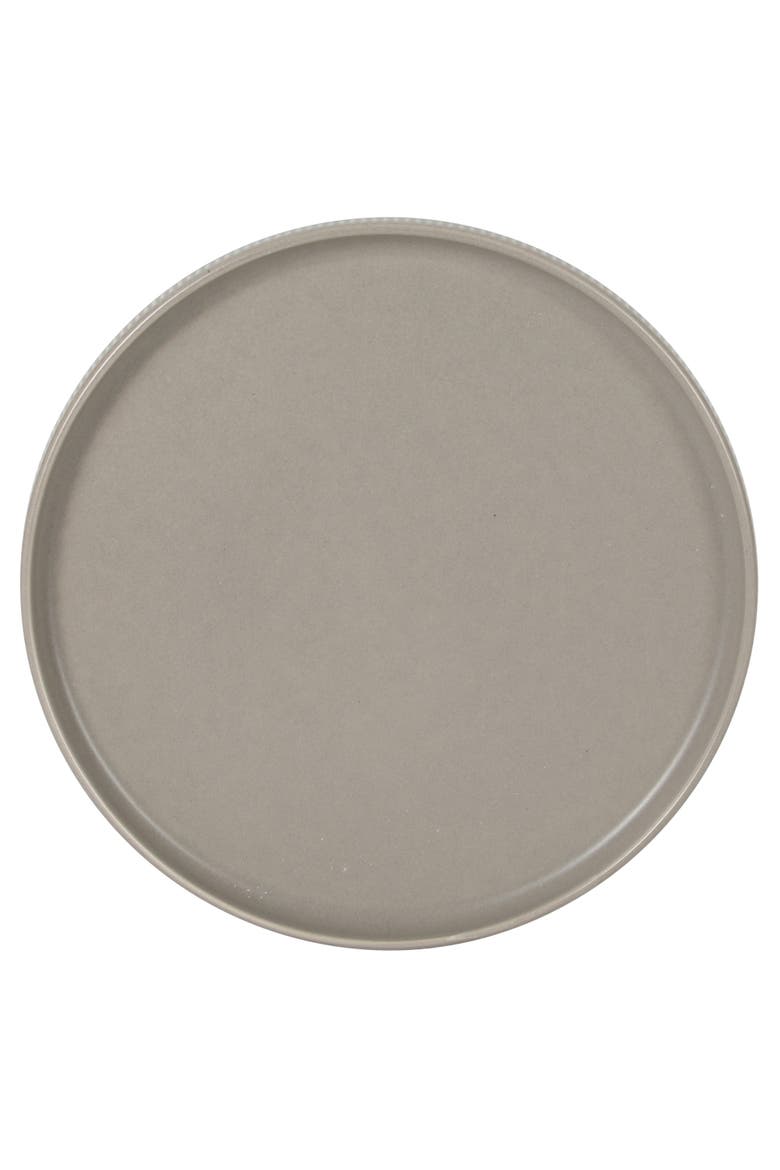 Avant-Garde 12-Piece Reactive Glaze Stoneware Dinnerware Set, Alternate, color, Chateau Grey