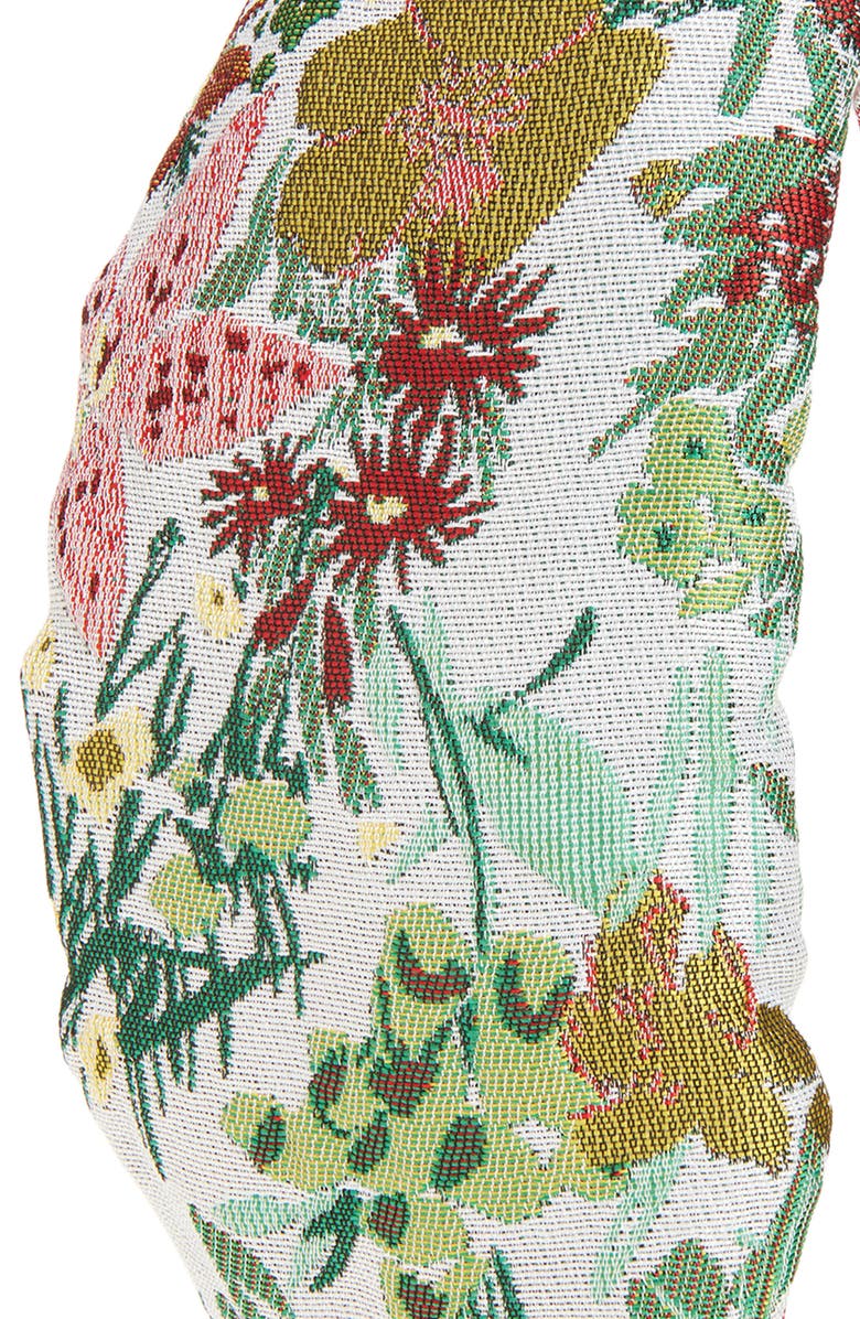 Lele Sadoughi Knotted Floral Brocade Headband, Alternate, color, Floral Mint