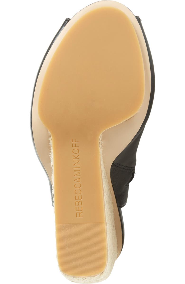 Rebecca Minkoff 'Elle' Lace-Up Espadrille Wedge Sandal, Alternate, color,