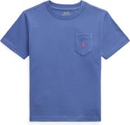 Polo Ralph Lauren Kids' Solid Cotton Pocket T-Shirt