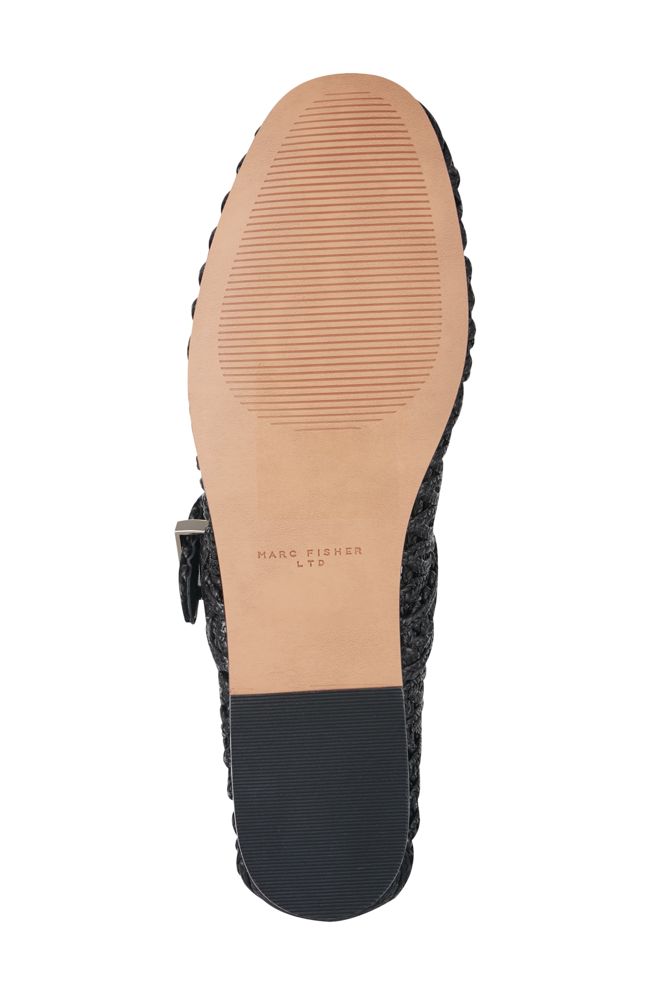 Marc Fisher LTD Emillia Mary Jane Flat, Alternate, color, Black