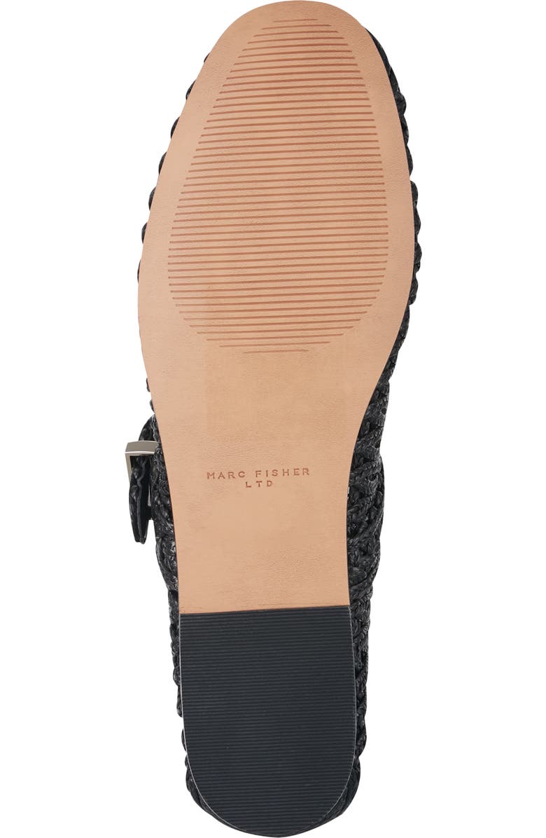 Marc Fisher LTD Emillia Mary Jane Flat, Alternate, color, Black