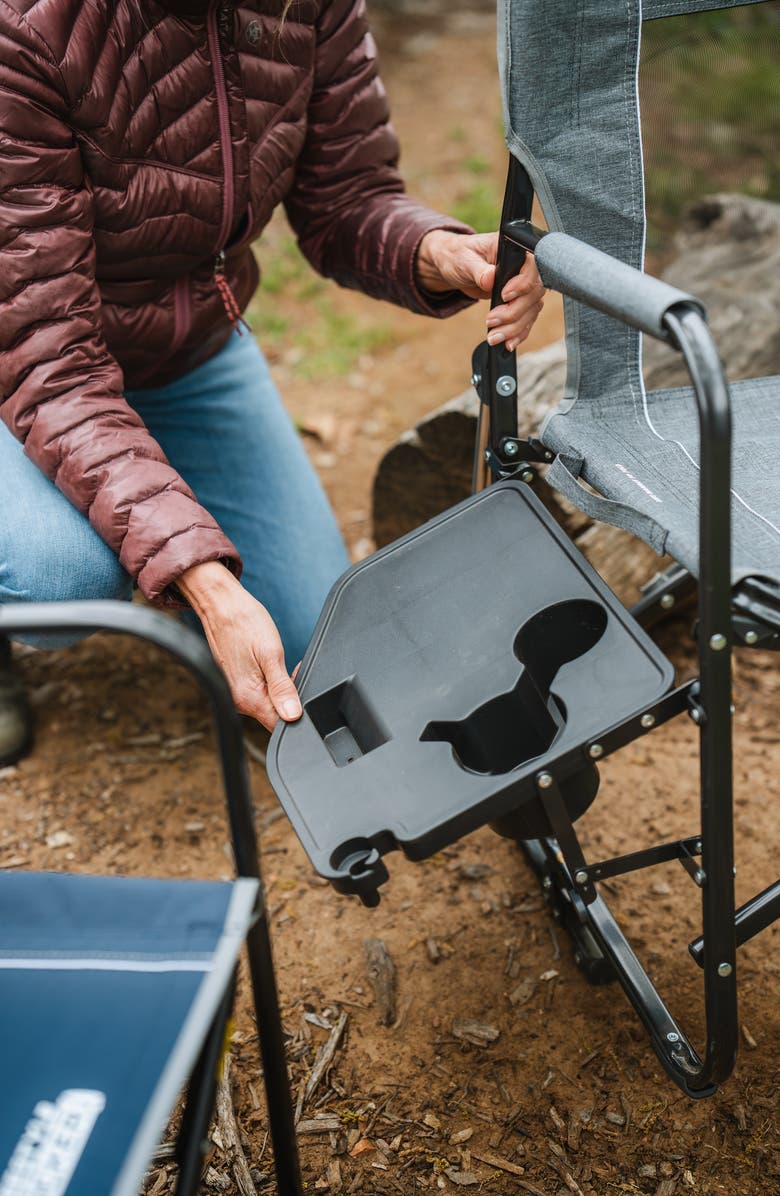 GCI Freestyle Rocker with Side Table, Alternate, color, Heathered Pewter