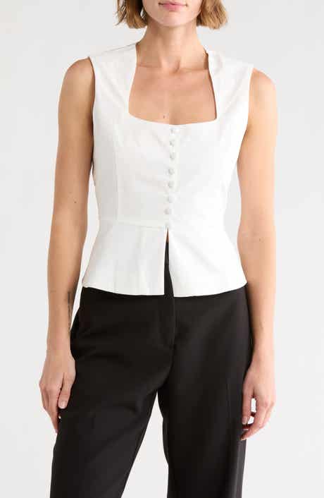 Sleeveless Peplum Top