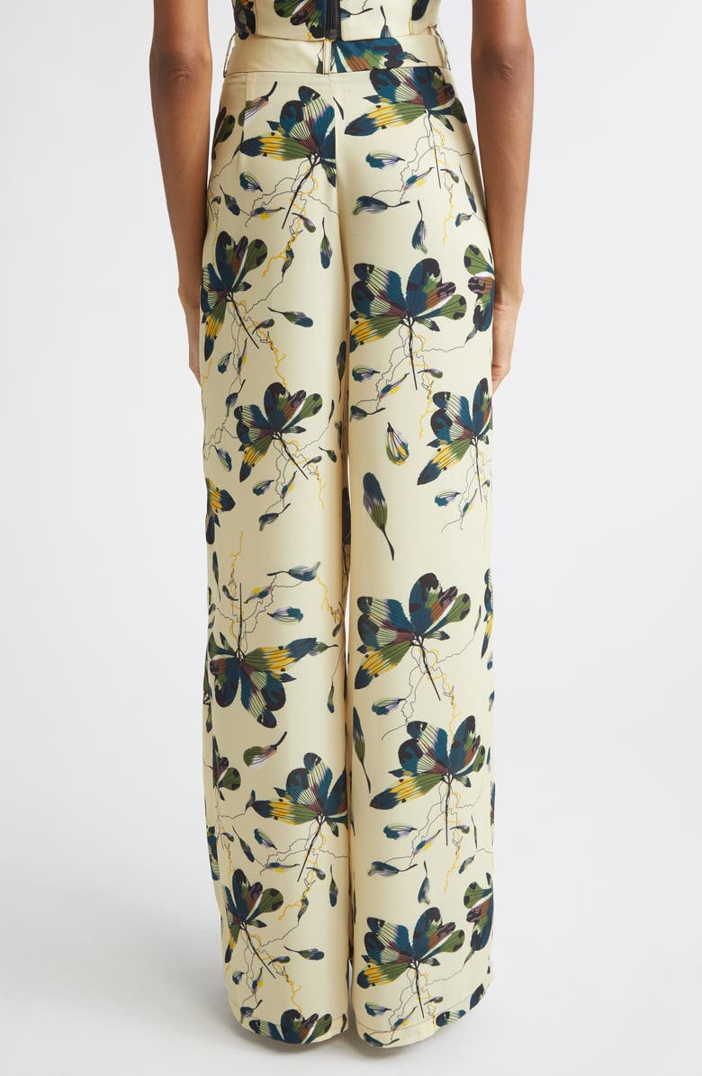 ISRAELLA KOBLA Tanzia Floral Pants, Alternate, color, Blooms Print