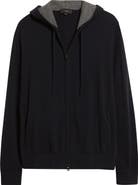 Vince Cashmere Zip Hoodie Sweater