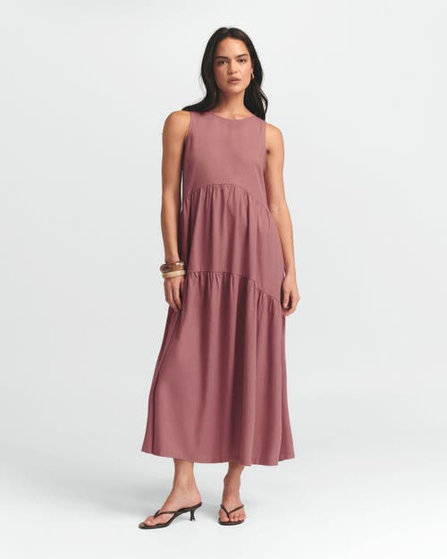 St Mrlo Remi Tiered Dress In Pink