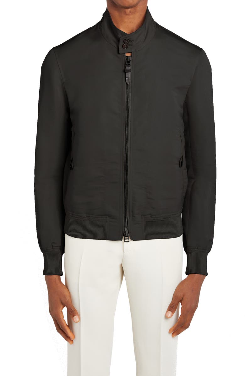 TOM FORD Harrington Poplin Blouson Jacket, Main, color, 