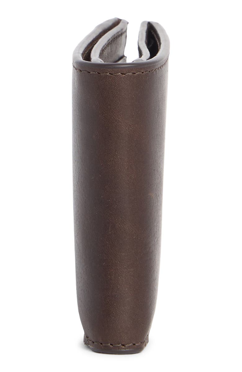 Johnston & Murphy Waxy Leather Billfold Wallet, Alternate, color, Brown
