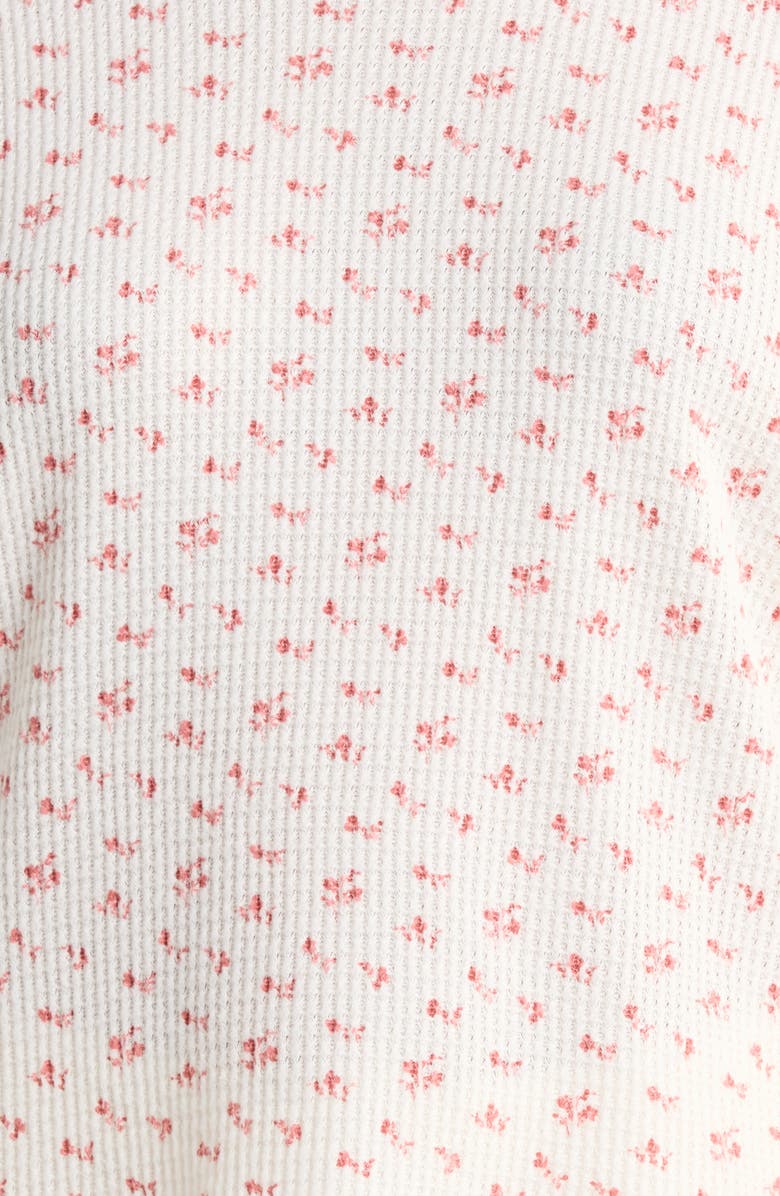 Papinelle Super Soft Thermal Knit Pajamas, Alternate, color, Strawberry Ditsy