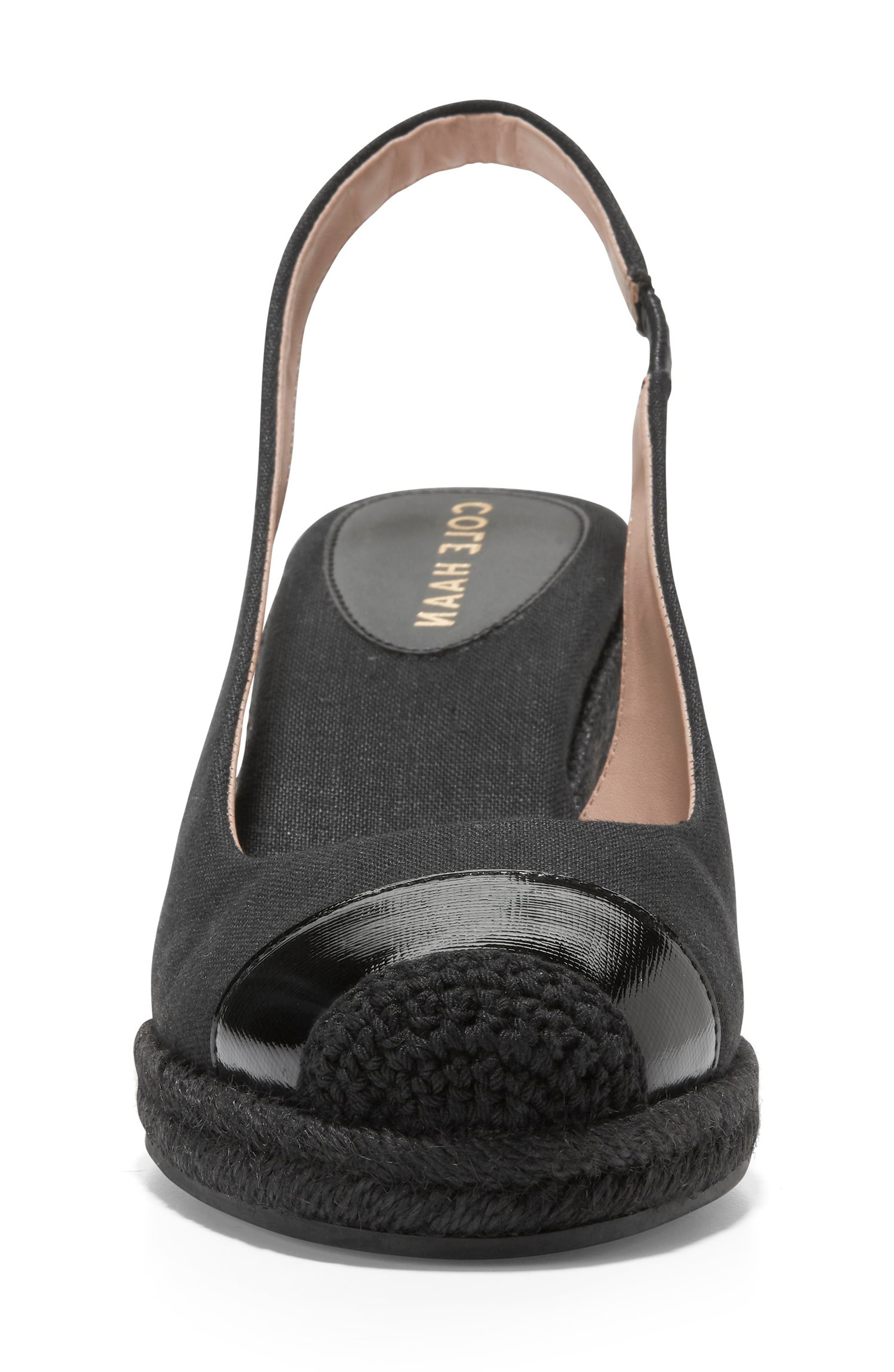 Cole Haan Cloudfeel Espadrille Wedge Slingback, Alternate, color, 