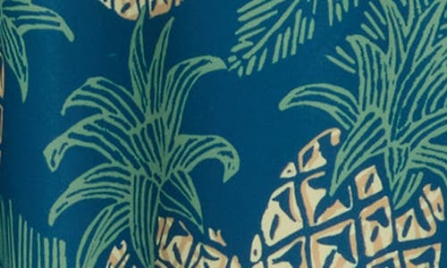 Reyn Spooner Pina Colada Polo In Blue Opal