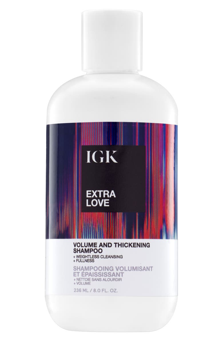 IGK Extra Love Volume & Thickening Shampoo, Main, color, 