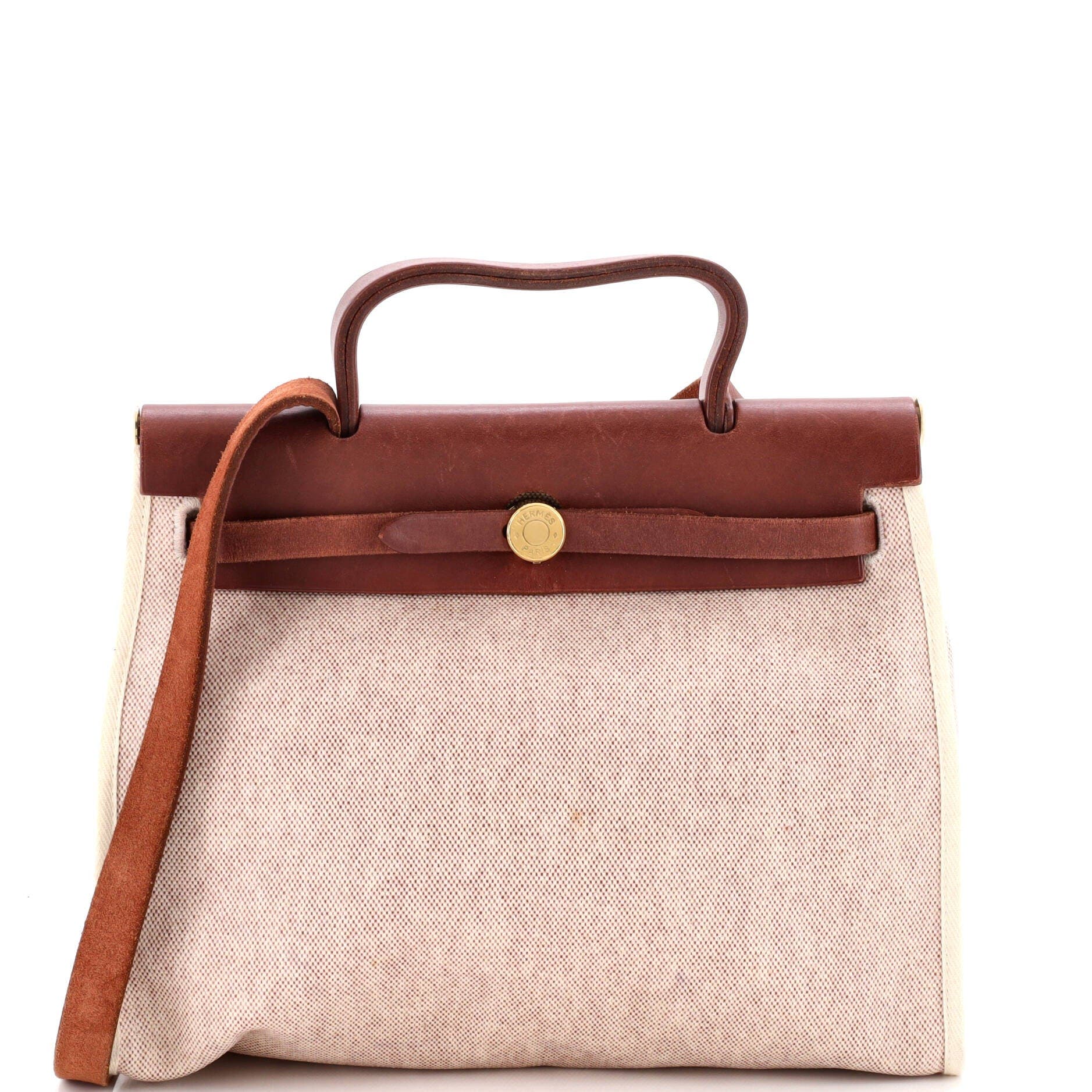 Herbag Toile and Leather PM, Main, color, Red