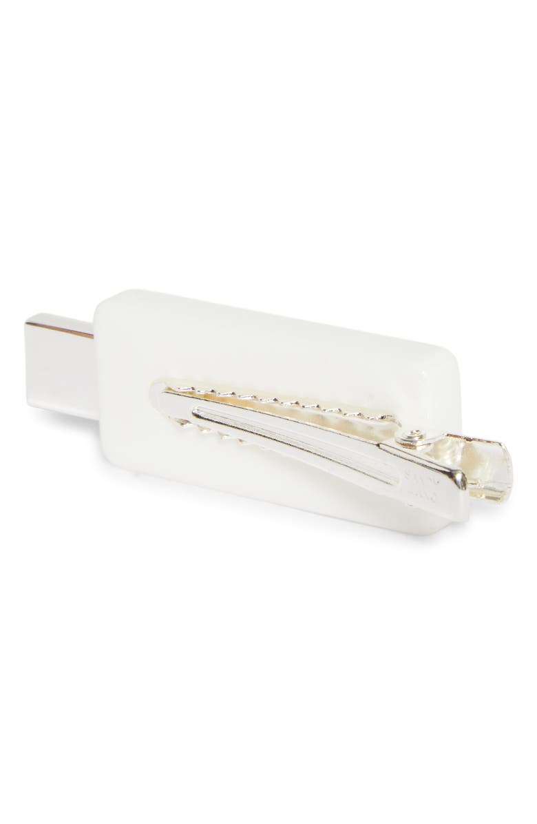 Sandy Liang Memories USB Hair Clip, Alternate, color, White