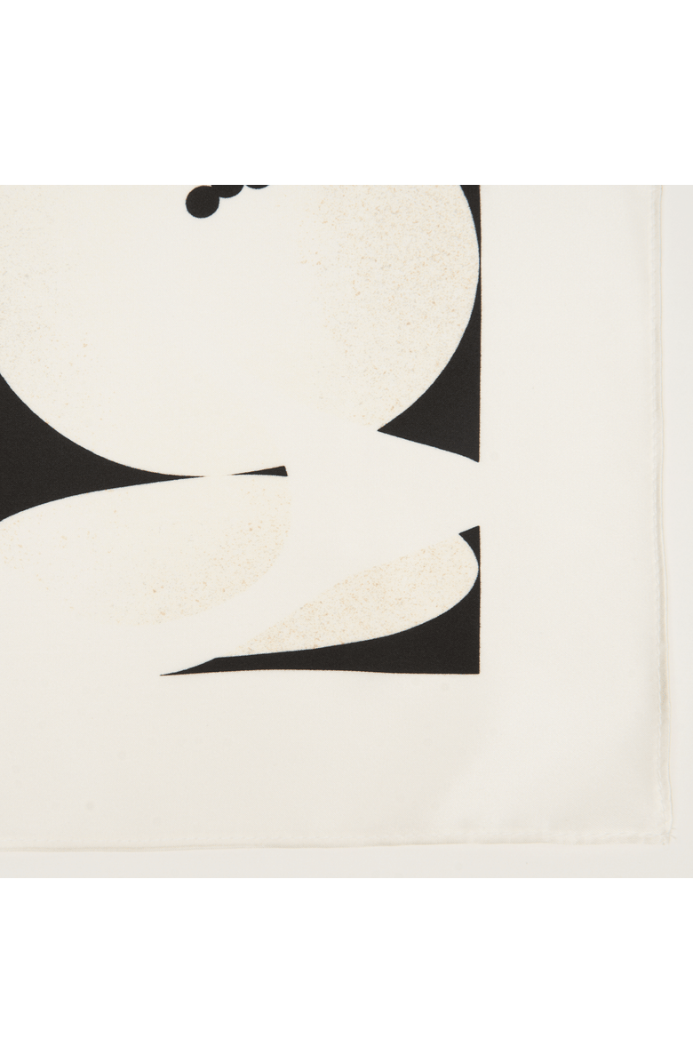 Wrappr Giftwrap Above | 28" Mulberry Silk Furoshiki Wrap by Essery Waller, Alternate, color, Ivory