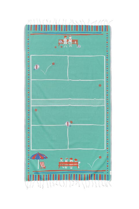 Oversized 37" x 71" Preppy Turkish Beach Towel by Ramus & Co