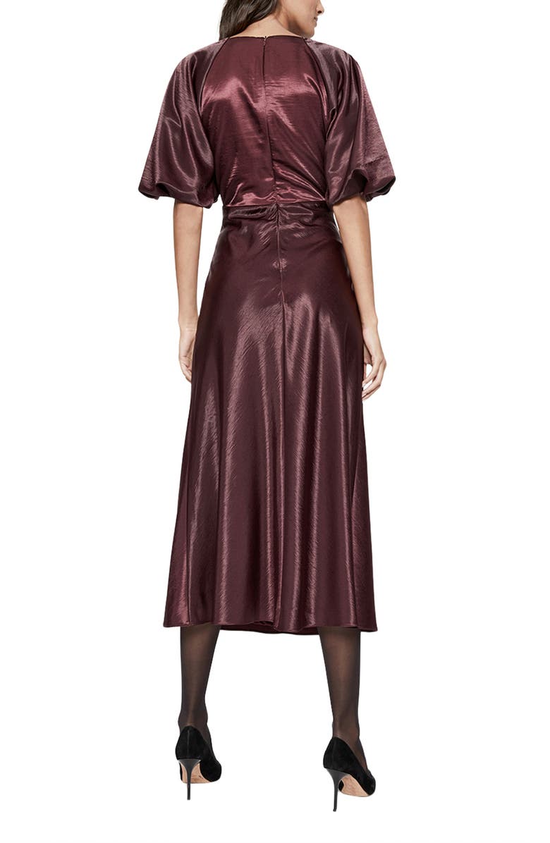 Bardot Everleigh Satin Midi Dress, Alternate, color, 