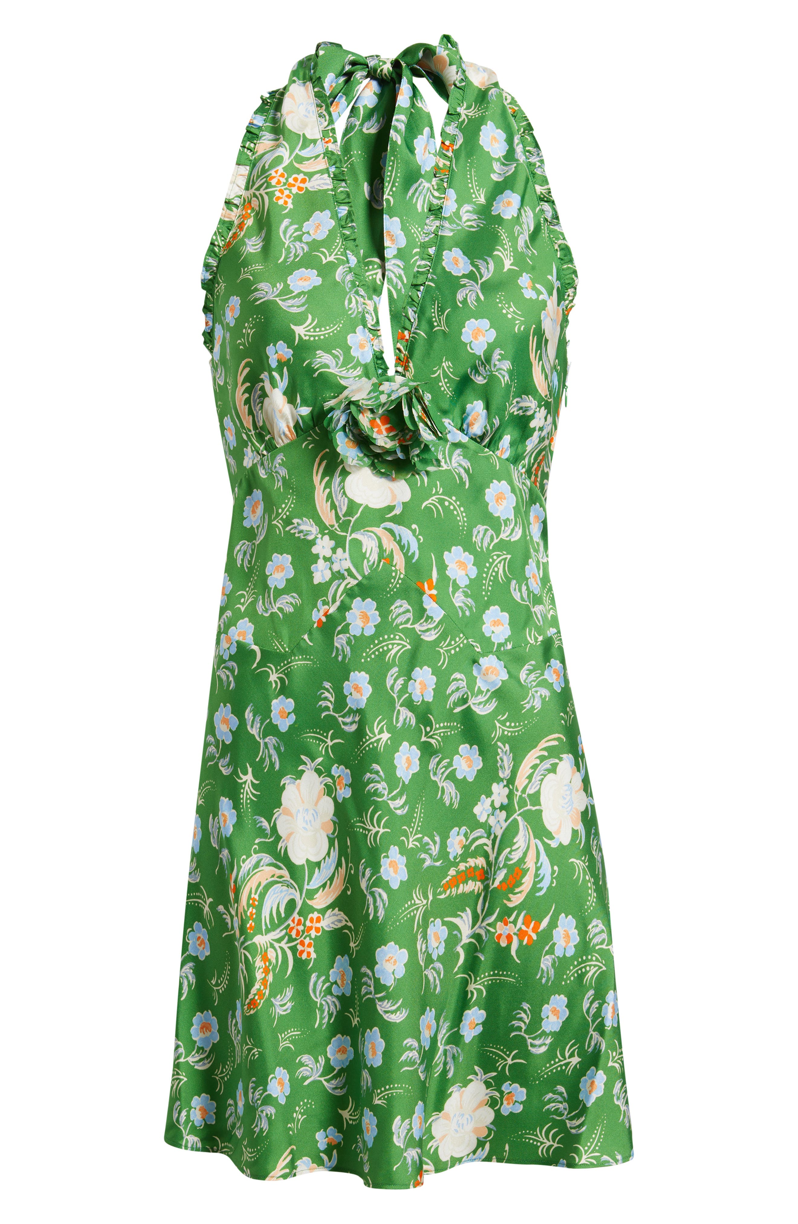 marni floral halter dress Jennifer Aniston wearing Marni Floral Halter Dress