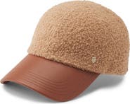 Helen Kaminski Adelyn Wool Blend & Leather Baseball Cap