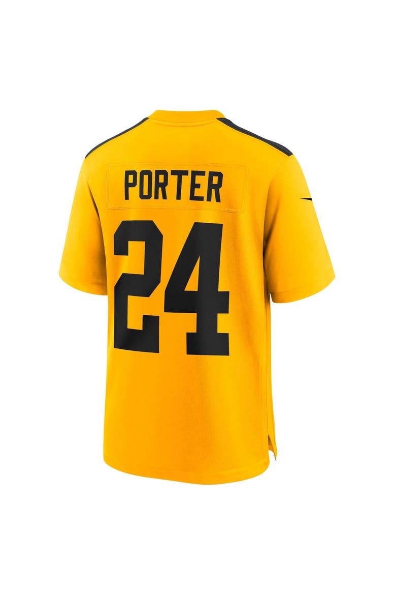 Youth Nike Joey Porter Jr. Gold Pittsburgh Steelers Alternate 1933 Throwback Game Jersey, Alternate, color, Gold