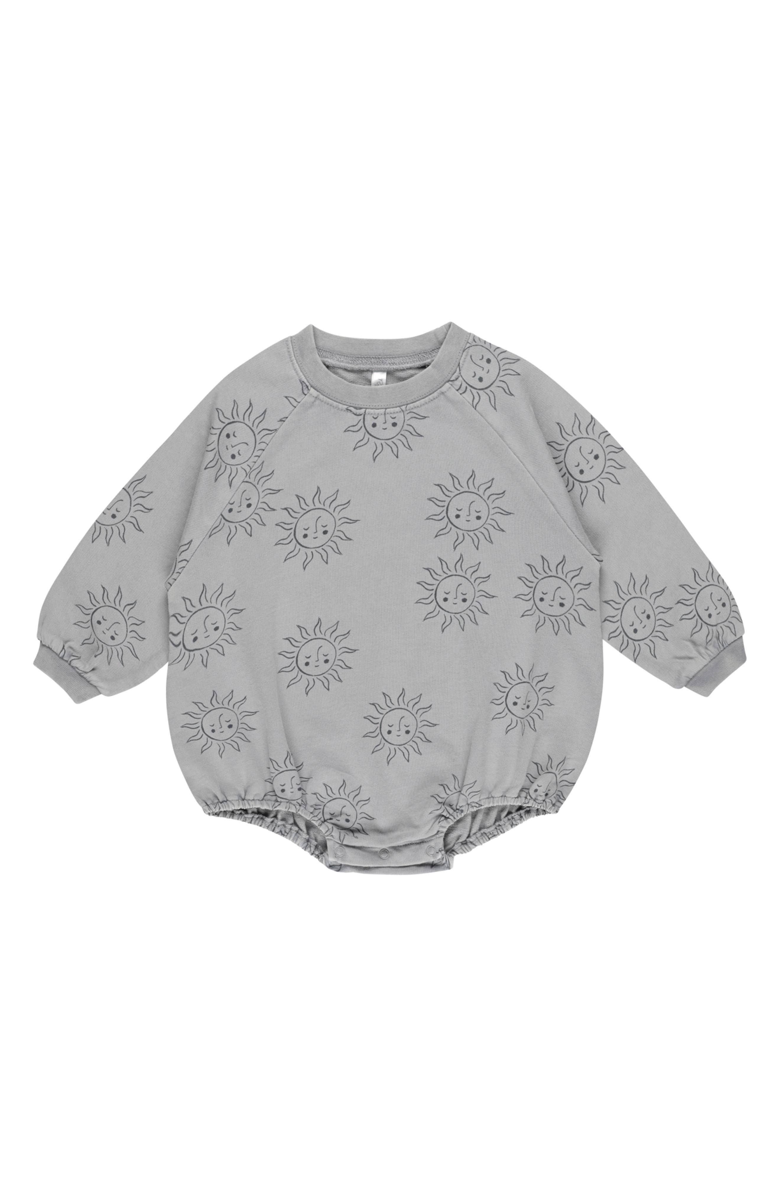 Rylee + Cru Suns Crewneck Cotton Bubble Romper