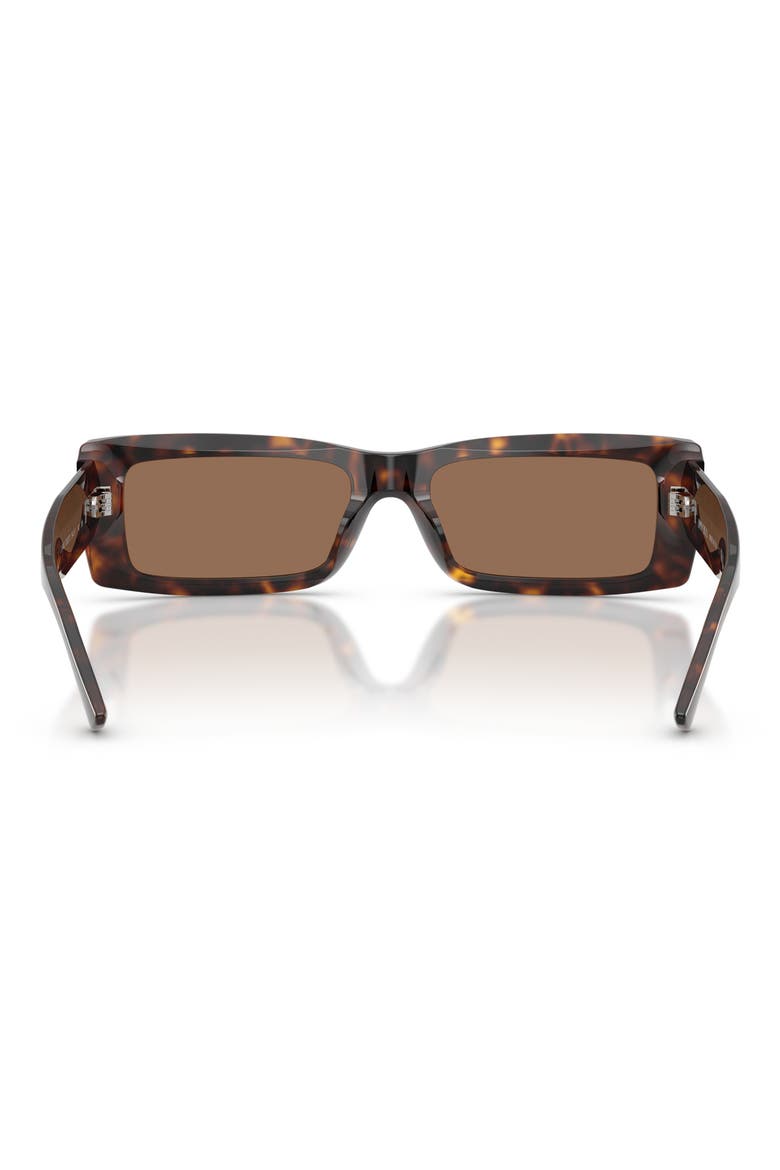 Lennon 54mm Polarized Rectangular Sunglasses, Alternate, color, HAVANA/ DARK BROWN