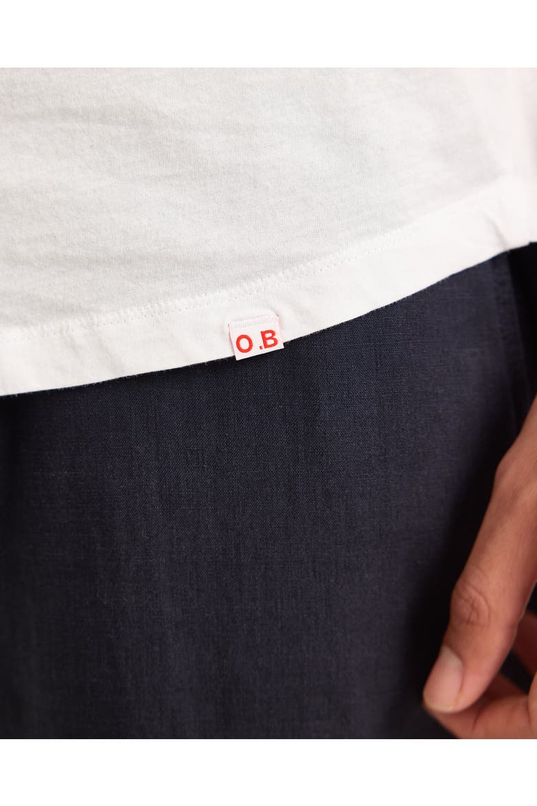 Ob V Tailored Fit V-neck T-Shirt, Alternate, color, WHITE