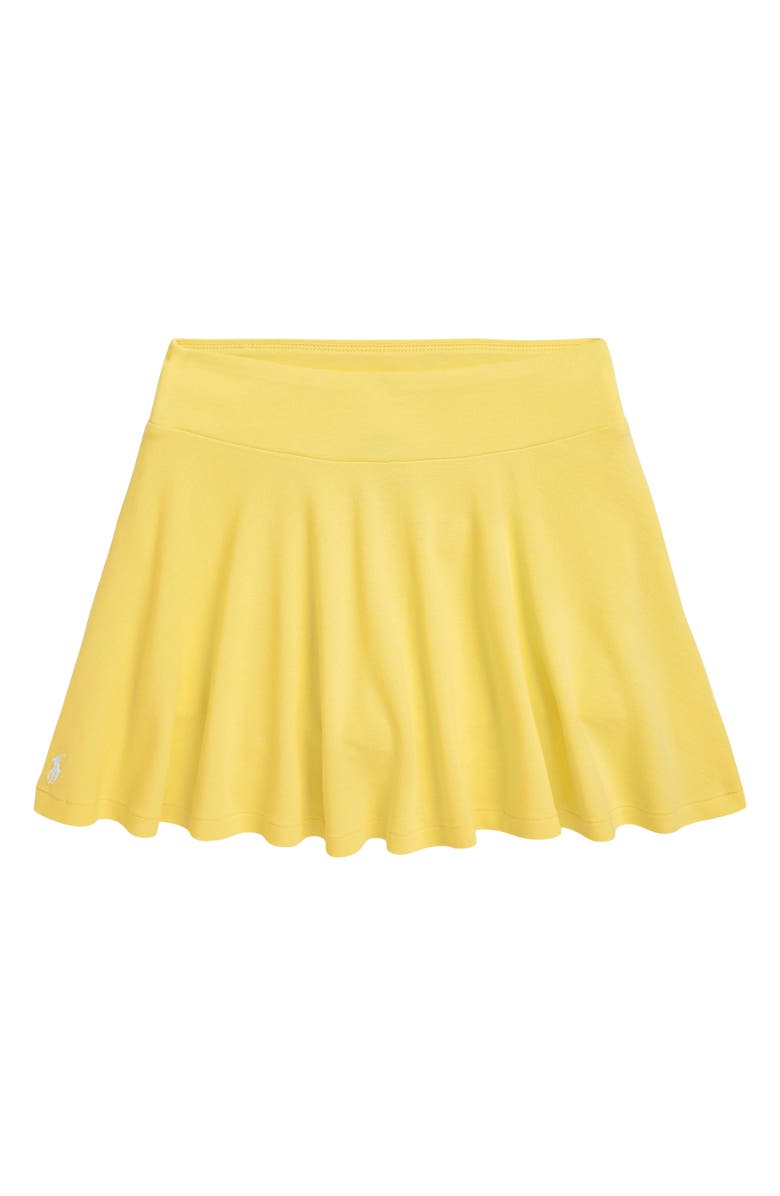Ralph Lauren Kids' Pleated Cotton Piqué Tennis Skort, Main, color,