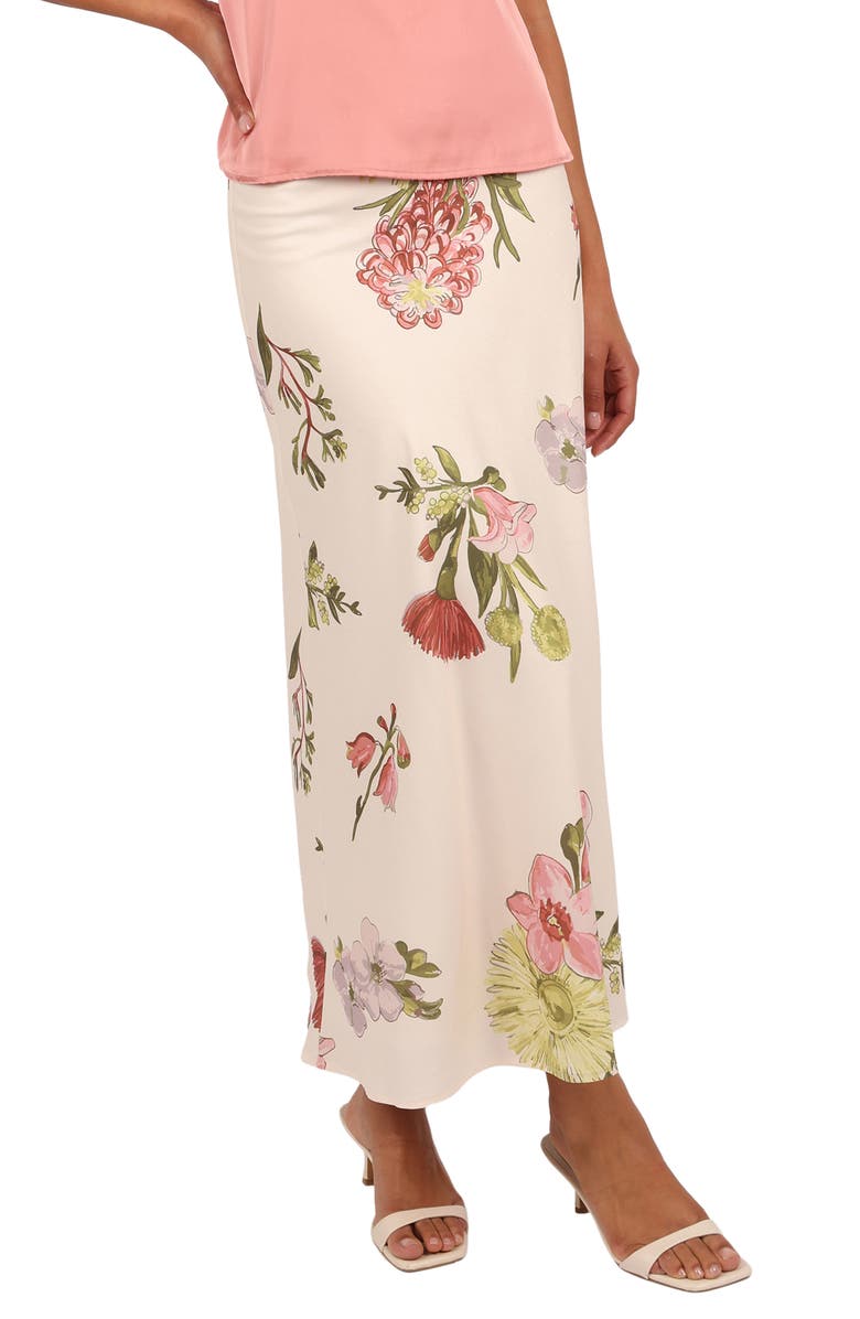 Petal & Pup Evie Floral Maxi Skirt, Main, color, 