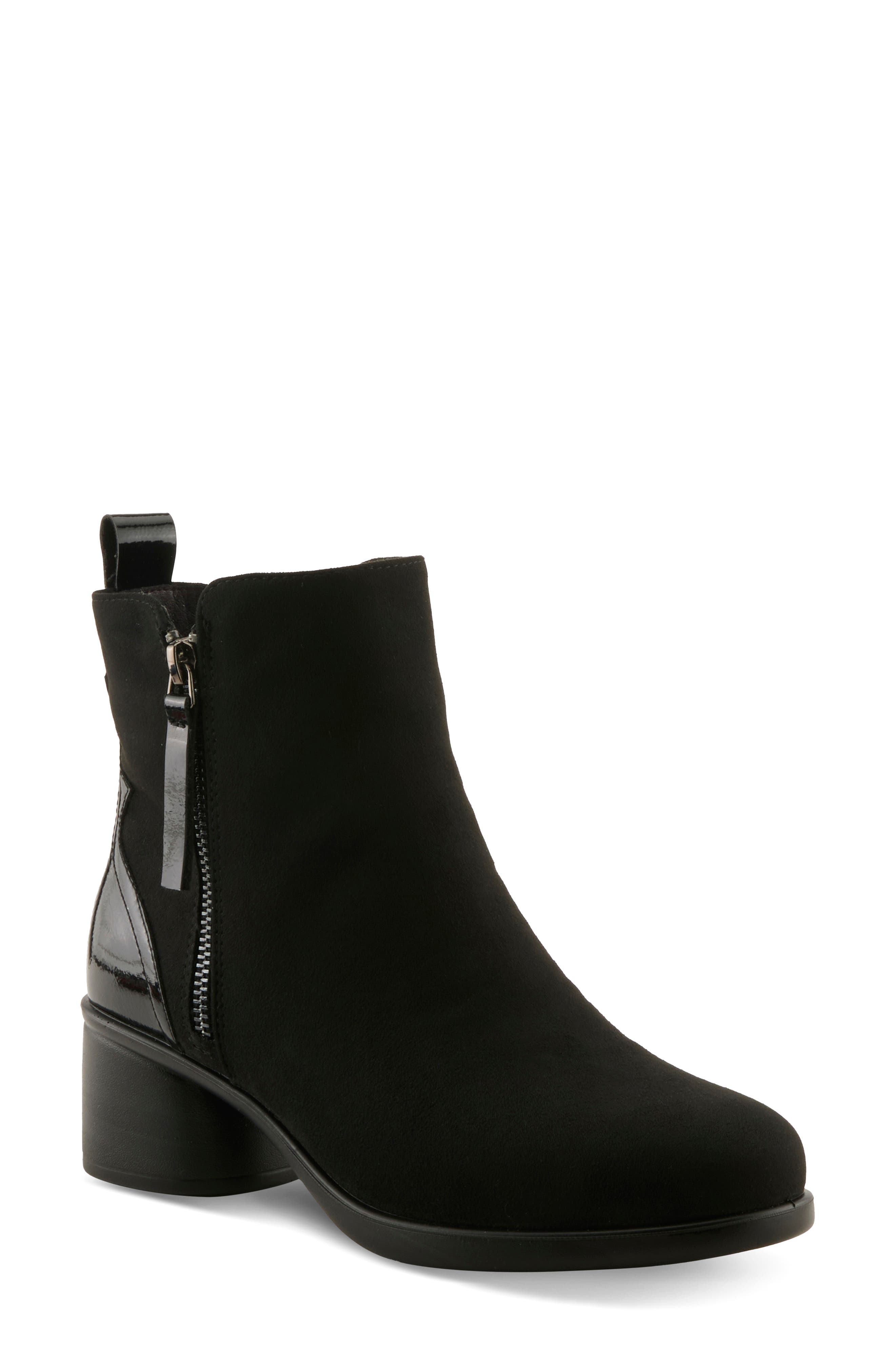 BLACK FAUX SUEDE