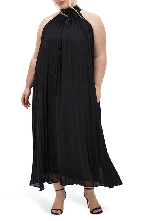 City Chic Aida Sleeveless Maxi Dress In Black