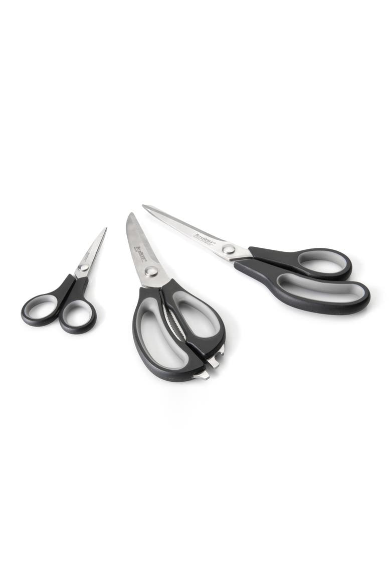 3-Pack Cooking Scissors, Main, color, BLACK