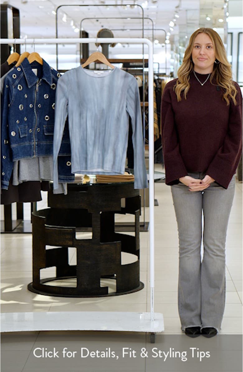 Azura Wash Pima Cotton & Modal Top, sales video thumbnail