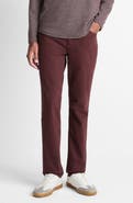 Vince Dylan Slim Fit Peached Stretch Cotton Pants