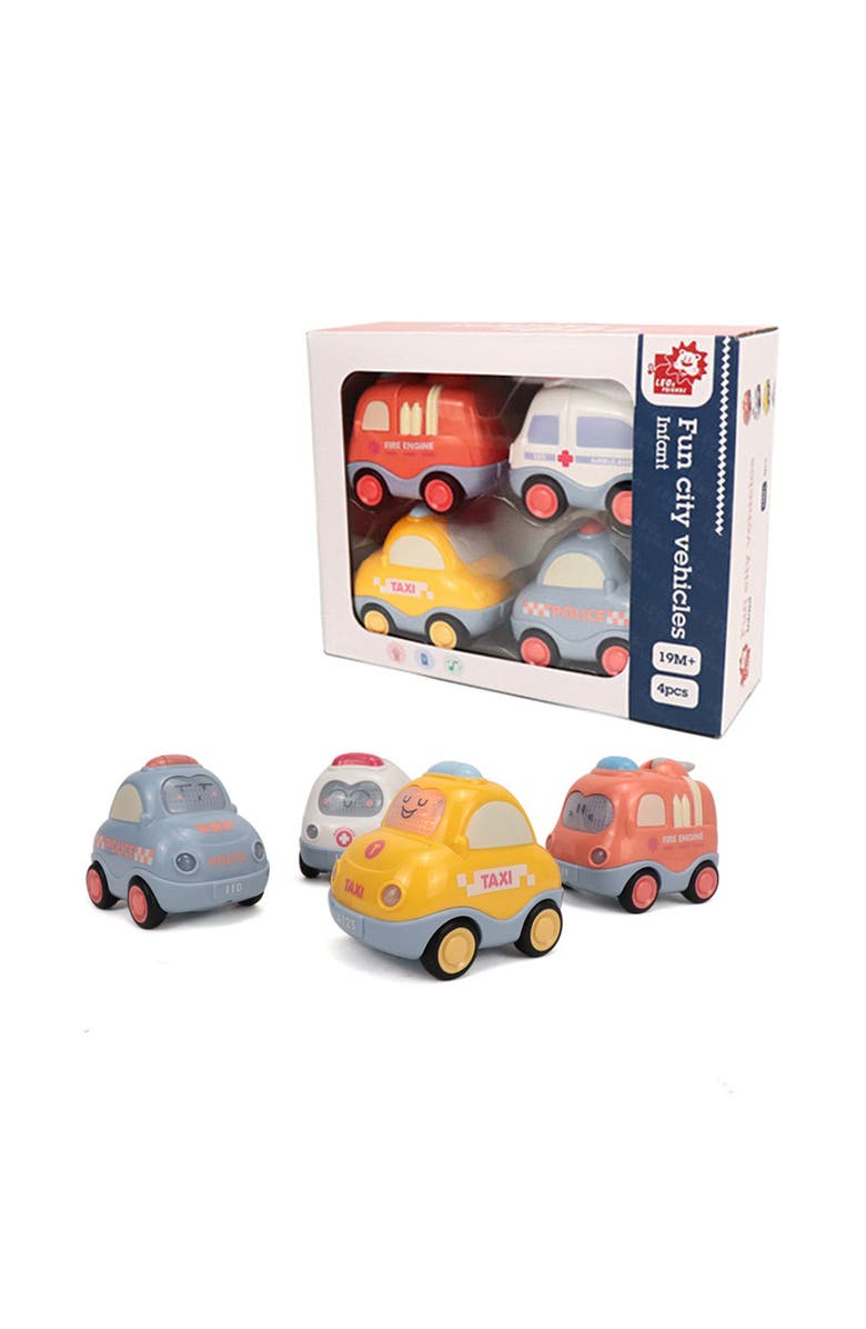Leo & Friends Fun City Vehicles - Development Learning Toys, Alternate, color,