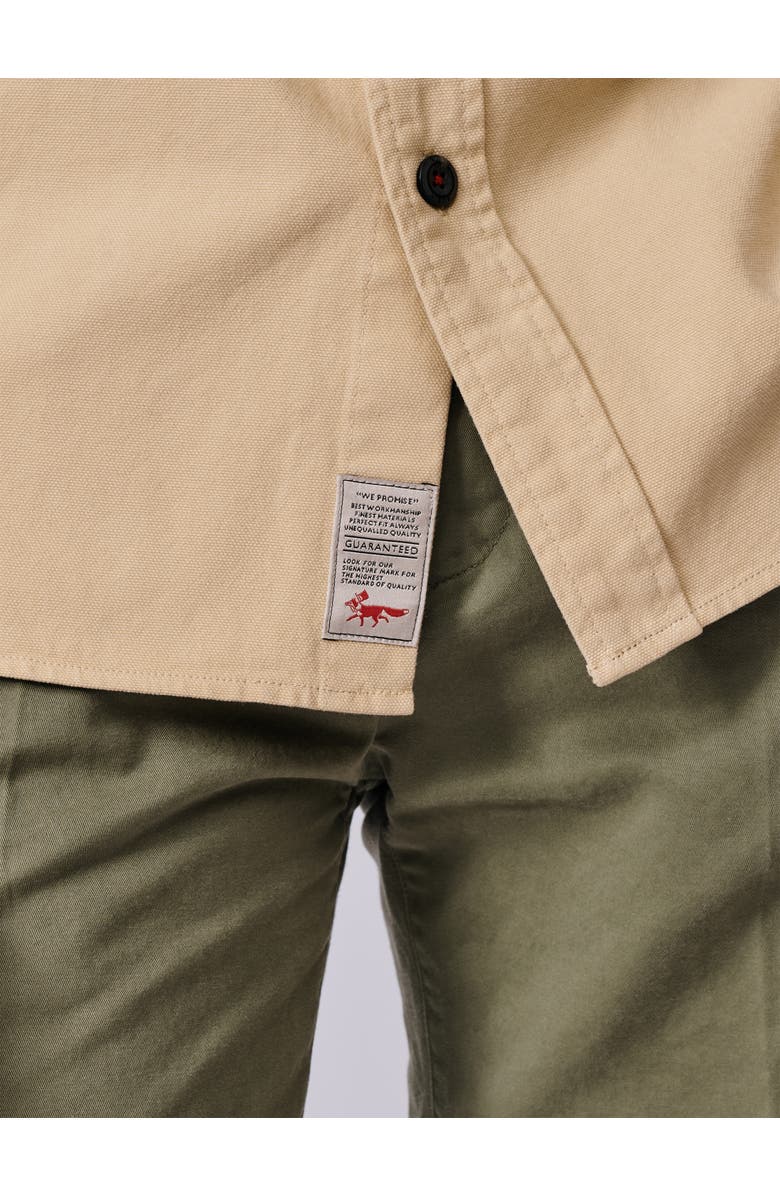 Aubin Henderson Canvas Relaxed Fit Overshirt, Alternate, color, Sand